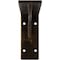 Ekena Millwork Embrey Steel Bracket, Antiqued Brass 2"W x 12"D x 5 1/4"H BKTM02X12X05EBABS - alternate 2